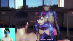 D va was fucked with hung on a rope Overwatch 2