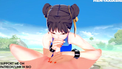 CHUN LI STREET FIGHTER GETS CAUGHT IN ALL THE HOLES - HENTAI 3D + POV
