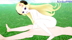 Tsunomaki Watame and I have intense sex in the meadow. - Hololive VTuber Hentai