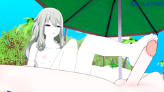 Kusanagi and I have intense sex on the beach. - Project SEKAI Hentai