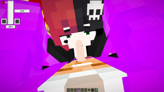 Minecraft Jenny Mod! Face-fucking a big titty goth girl Ellie!