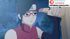 Uchiha Sarada Hot Fucking In Forest And Anal Creampie - Naruto Hentai 4k 60fps