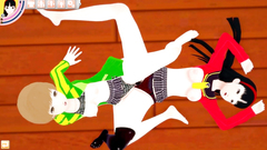 Yukiko Amagi and Chie Satonaka have hot lesbian sex