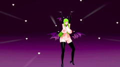 Darkstalkers Hentai Morrigan Aensland Nude Dancing Señorita and Sex Sucubo Girl Big Boobs MMD 3D