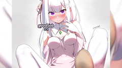 Emilia offers you to become her pet | Re:Zero maid competition part 3 (soft femdom, foot fetish)