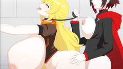 Yang x Rubi RWBY futanari