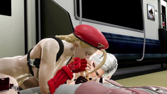 Cammy met a friend on the subway and decided to have fun