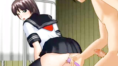 Busty 3d schoolgirl from xxx toon gets toyed really hard