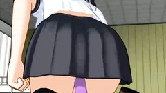 Busty 3d schoolgirl from xxx toon gets toyed really hard