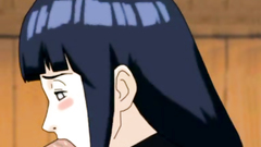 Beautiful and shy Hinata make deep blowjob for Naruto