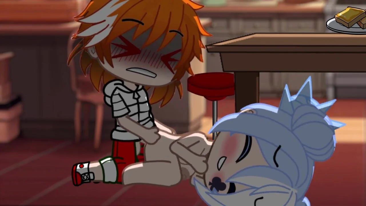 Futanari character in a erotic scene