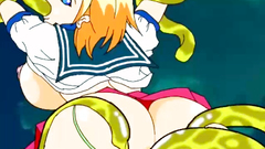 Sailor Moon gets fucked by rough and horny tentacles