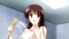 Naughty hentai babes having fun in the shower