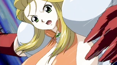 Awesome blonde from hentai toon is ready for adventures
