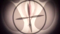 Naked busty babe bondaged and fucked in hentai cartoon