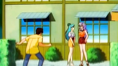 Young and curious hentai chicks in classic cartoon