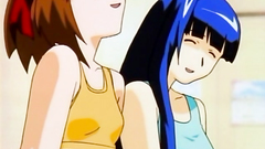 So sweet and innocent teens in erotic hentai cartoon