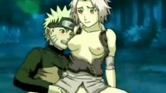 Naruto's new girlfriend shows her blowjob skills