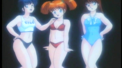 That anime girls are very hot in their swimsuits