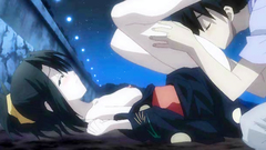Hot black-haired anime babe gets her pussy licked