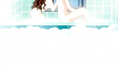 Bathroom fuck with naked slender anime teen