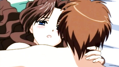 Young anime passionate fuck in hentai cartoon