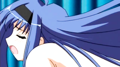 Hardcore fuck for naked long-haired anime beauty