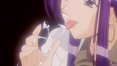 Hentai babe likes to eat cum - watch in anime cartoon