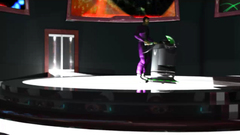Alien robot fucks with male guy in 3d cartoon