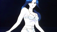 Classy lady in sexy lingerie in erotic anime cartoon
