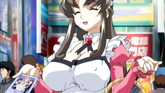 Adorable hentai cutie with big fresh tits in anime toon