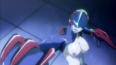 Futuristic monsters and sexy naked girls in hentai clip