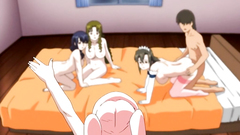 Group fuck with lustful maids and lucky young boy