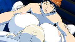 Hot anime girl with huge boobs gets fucked in cartoon