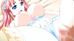 Busty hentai maid hard poked by her master