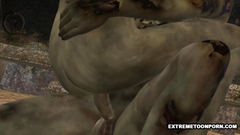 Watch hardcore 3d porn with ugly zombie sex