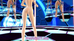 3D Little Blonde Loli Dancing and Teasing