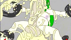 Bigcoock 3D anime shemale tentacles fucked