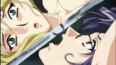 Anime coeds threesome hard sex by pervert