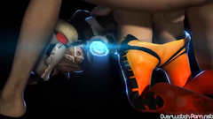 Sexy Tracer and Widowmaker fucked well