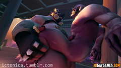 Hot heroes from Overwatch gay porn collection